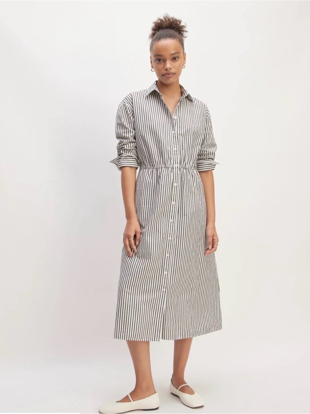 $158 MSRP Everlane Supima® Cotton Midi Dress